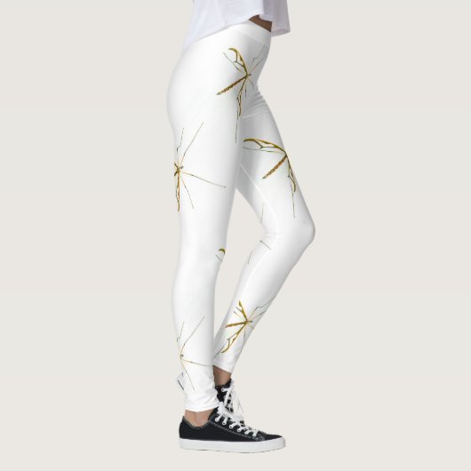 白い昆虫 レギンス (右)