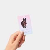 白い星の馬 バッジ (手持ち)