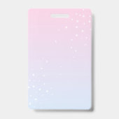 白い星の馬 バッジ (裏面)