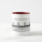 白い星はさみ金 マグカップ (中央)