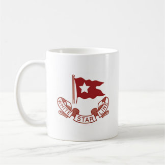 白い星ライン コーヒーマグカップ