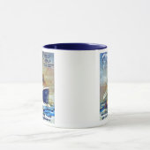 白い星ライン マグカップ (中央)