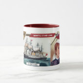 白い星ライン マグカップ (中央)