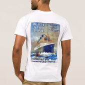 白い星ライン Tシャツ (裏面)