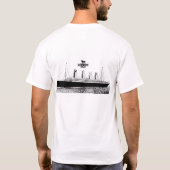 白い星ライン Tシャツ (裏面)