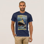 白い星ライン Tシャツ (正面フル)