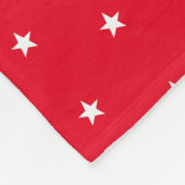 白い星 フリースブランケット (角)