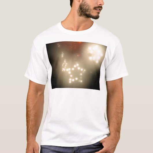 白い星 Tシャツ (正面)