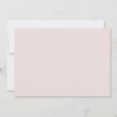 白い書フォーマル跡エレガントな結婚風景 招待状 (裏面)