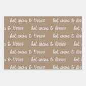 白い書書道あなた自身の休日の挨拶 ラッピングペーパーシート (正面3)