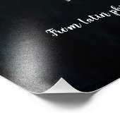 白い曼荼羅 海に解放されましょう フォトプリント (角)