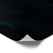 白い曼荼羅 海に解放されましょう ポスター (角)