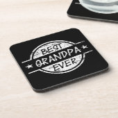 白い最も最高のな祖父 コースター (左側)