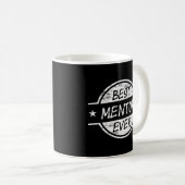 白い最も最高のな顧問 コーヒーマグカップ (正面右)