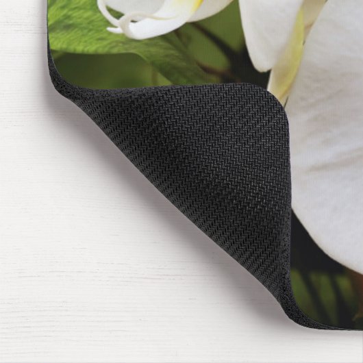 白い月のラン(ファレノプシス·アフロディテ) マウスパッド (コーナー)