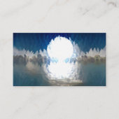 白い月の上昇 名刺 (正面)