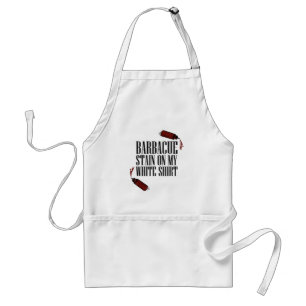 白い服にできたBBQのシミ スタンダードエプロン