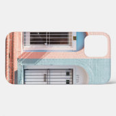 白い木の扉（格子） Case-Mate iPhoneケース (裏面 (横))