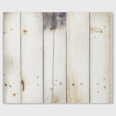 白い木の板 ラッピングペーパー (フラット)