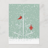 白い木はがき ポストカード (正面)