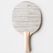 白い木材 卓球ラケット (正面)