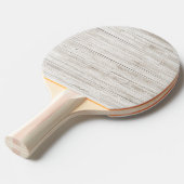 白い木材 卓球ラケット (正面アングル)