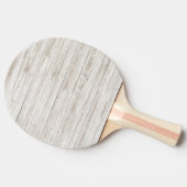 白い木材 卓球ラケット (横)