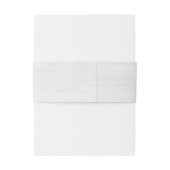 白い木製の背景のエレガントで素朴な松の木 招待状ベリーバンド (裏面例)