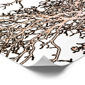 白い木 ポスター (角)