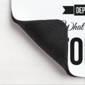 白い未来の感動的な引用文 マウスパッド (コーナー)