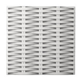 白い杖の籐 タイル (正面)