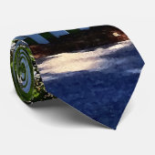 白い杭柵 ネクタイ (ロール)