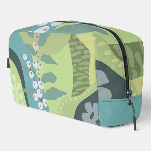 白い果実ミックスグリーン色ブロックモダン ドップキット (右コーナー)