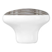 白い枝編み細工品 セラミックノブ (側面)