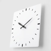 白い枠の丸い壁時計を作成する スクエア壁時計 (傾斜)