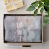 白い桃の花のティッシュペーパー 薄葉紙 (ギフト)