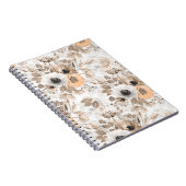 白い桃の花エレガント、 ノートブック (右側)