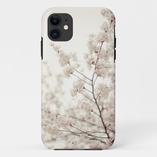 白い桜-セントラル・パークの春 Case-Mate iPhoneケース (裏面)