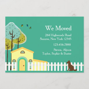 白い棒杭の囲いの移動発表 案内状