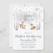 白い森の中のリトルシカ 招待状 (正面)