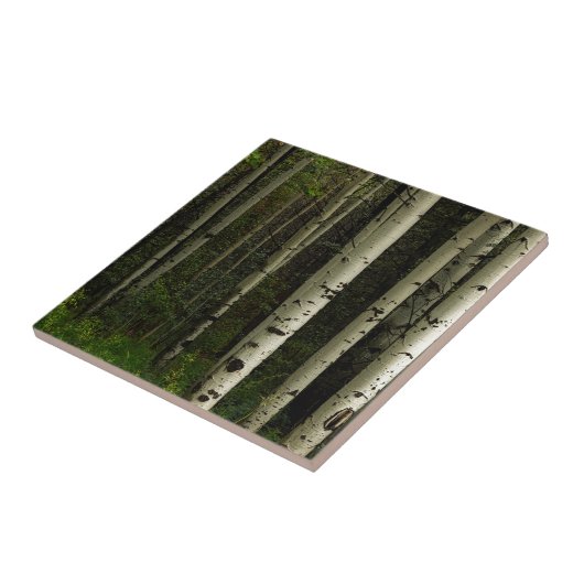 白い森林 タイル (側面)