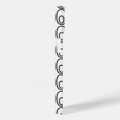 白い楕円を繰り返す Case-Mate iPhoneケース (裏面 / 右)