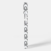 白い楕円を繰り返す Case-Mate iPhoneケース (裏面 / 左)