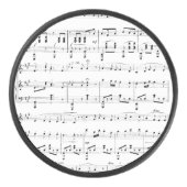 白い楽譜 アイスホッケーパック (正面)