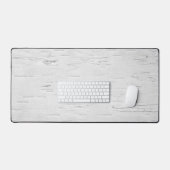 白い樺の木の木のテクスチャ デスクマット (キーボード&マウス)