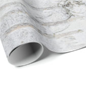 白い樺の木の木のテクスチャ ラッピングペーパー (ロールコーナー)