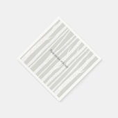 白い樺の木の木 スタンダードカクテルナプキン (角)