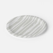 白い樺の木の木 ペーパープレート (アングル)