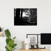 白い樺の木のChocorua Sunsetポスター ポスター (ホームオフィス)