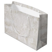 白い毛皮だけフェイクだ ラージペーパーバッグ (裏面アングル)